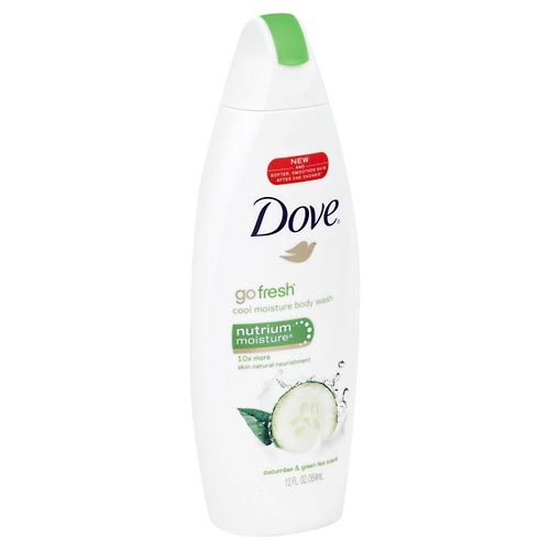 Image for Dove Body Wash, Cool Moisture, Cucumber & Green Tea Scent,12oz from DOUGHERTY'S PHARMACY