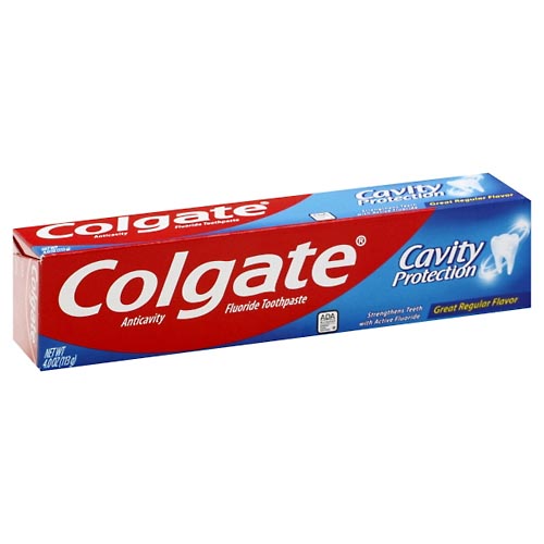 Image for Colgate Toothpaste, Anticavity Fluoride, Cavity Protection, Great Regular Flavor, Paste,4oz from DOUGHERTY'S PHARMACY