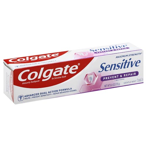 Image for Colgate Toothpaste, Anticavity, Maximum Strength, Prevent & Repair + Whitening, Gentle Mint, Paste,6oz from DOUGHERTY'S PHARMACY