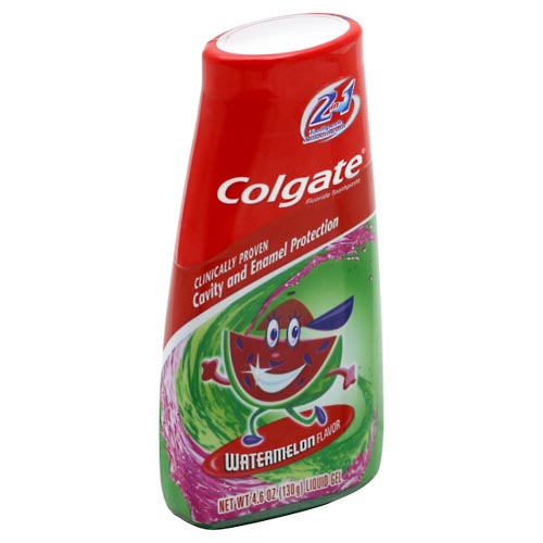 Image for Colgate Toothpaste, Fluoride, Liquid Gel, Watermelon,4.6oz from DOUGHERTY'S PHARMACY