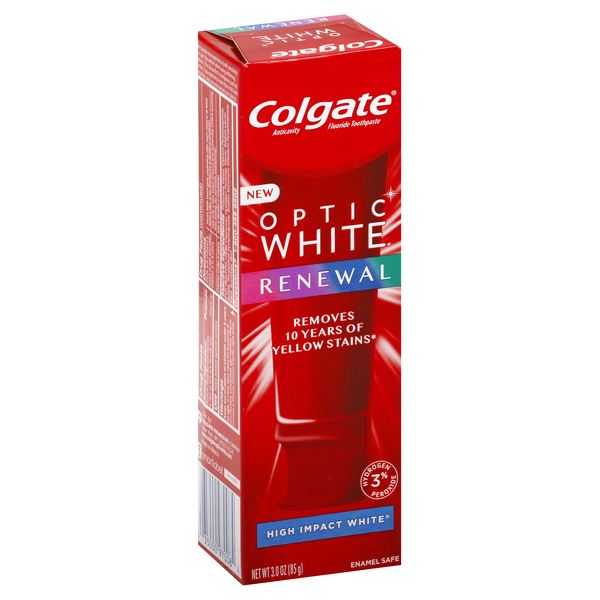 Image for Colgate Toothpaste, Anticavity Fluoride, High Impact White, Renewal,3oz from DOUGHERTY'S PHARMACY