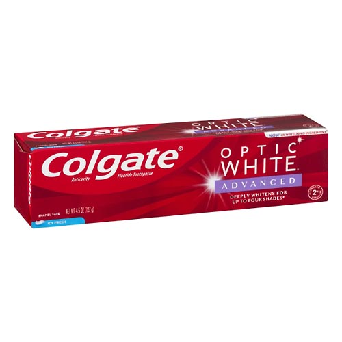 Image for Colgate Toothpaste, Anticavity Fluoride, Icy Fresh, Advanced,4.5oz from DOUGHERTY'S PHARMACY