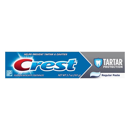 Image for Crest Toothpaste, Fluoride Anticavity, Tartar Protection, Regular Paste,5.7oz from DOUGHERTY'S PHARMACY