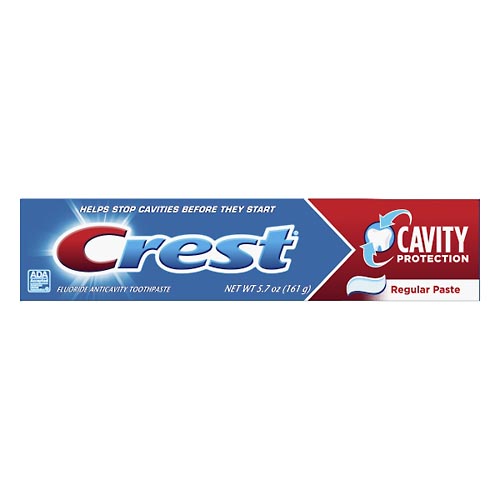 Image for Crest Toothpaste, Fluoride Anticavity, Cavity Protection, Regular Paste,5.7oz from DOUGHERTY'S PHARMACY