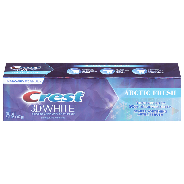 Image for Crest Toothpaste, Fluoride Anticavity, Arctic Fresh,3.8oz from DOUGHERTY'S PHARMACY