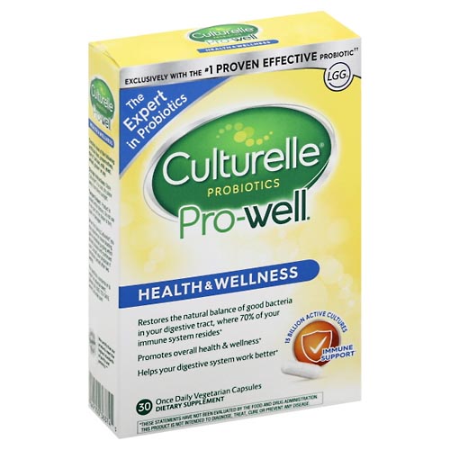 Image for Culturelle Probiotics, Vegetarian Capsules,30ea from DOUGHERTY'S PHARMACY