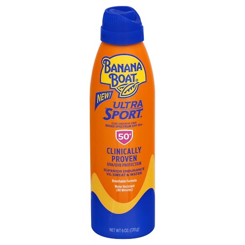 Image for Banana Boat Sunscreen Spray, Clear, Broad Spectrum SPF 50+,6oz from DOUGHERTY'S PHARMACY