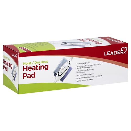 Image for Leader Heating Pad, Moist/Dry Heat,1ea from DOUGHERTY'S PHARMACY