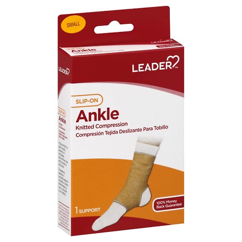 Image for Leader Ankle Support, Slip-On, Small,1ea from DOUGHERTY'S PHARMACY