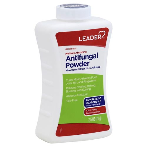 Image for Leader Antifungal Powder, Moisture Absorbing,2.5oz from DOUGHERTY'S PHARMACY