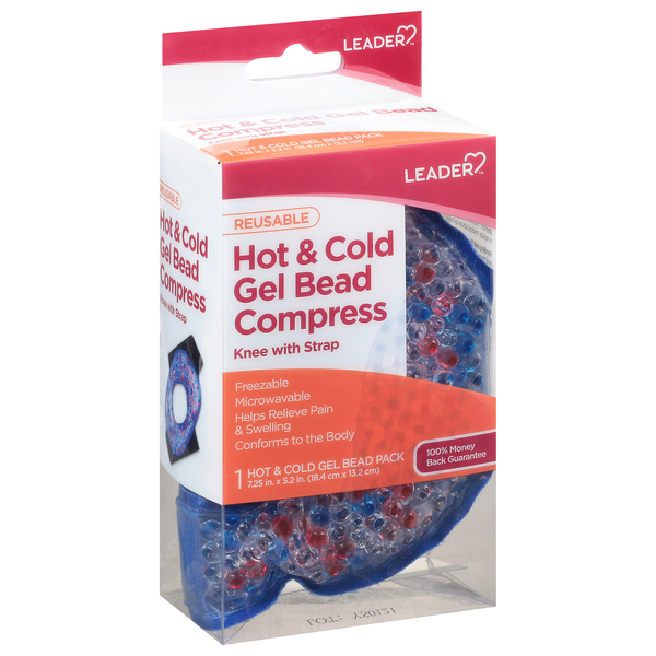 Image for Leader Hot & Cold Gel Bead Compress, Reusable,1ea from DOUGHERTY'S PHARMACY
