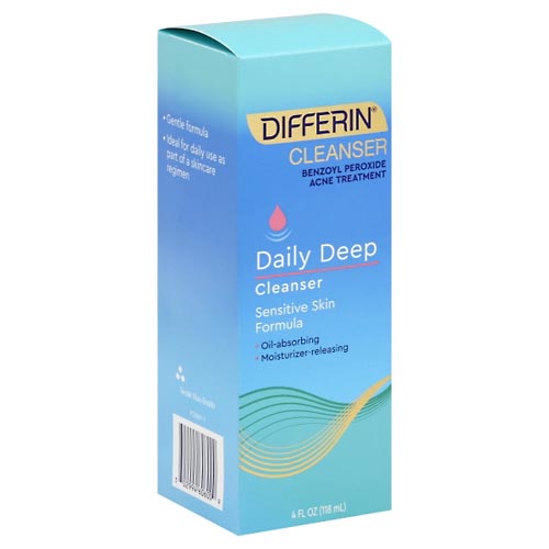 Image for Differin Cleanser, Daily Deep,4oz from DOUGHERTY'S PHARMACY