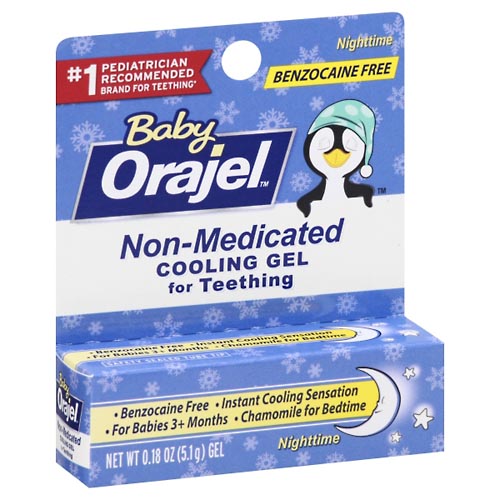 Image for Orajel Cooling Gel for Teething, Non-Medicated, Nighttime,0.18oz from DOUGHERTY'S PHARMACY